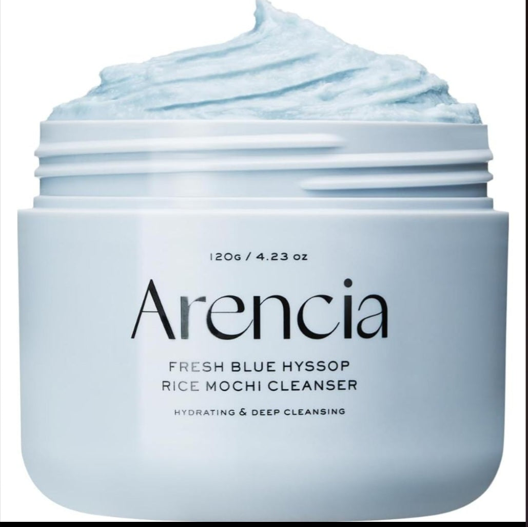 Arencia Fresh Green Rice Mochi Cleanser | Deep Cleansing & Hydrating Facial Cleanser (120g)