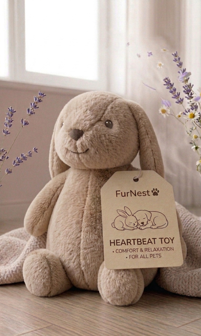 FurNest Heartbeat Comfort Toy