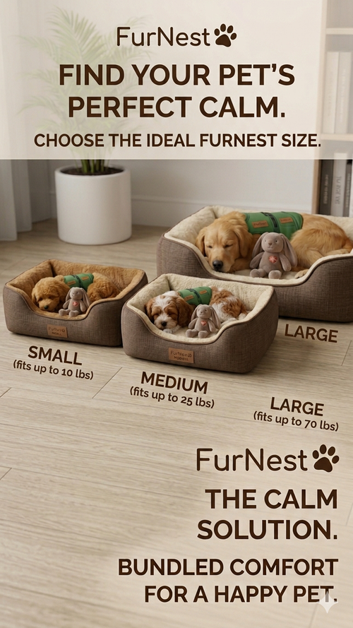 FurNest Calming Bed