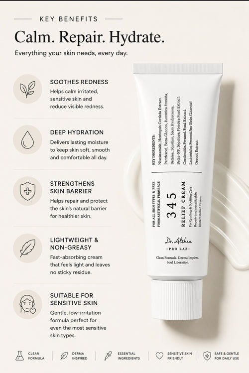 Dr. Althea 345 Relief Cream | Barrier Repair & Daily Moisturizer (50ml)