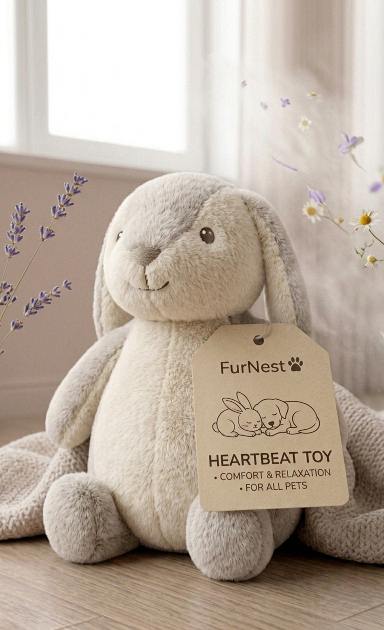 FurNest Heartbeat Comfort Toy