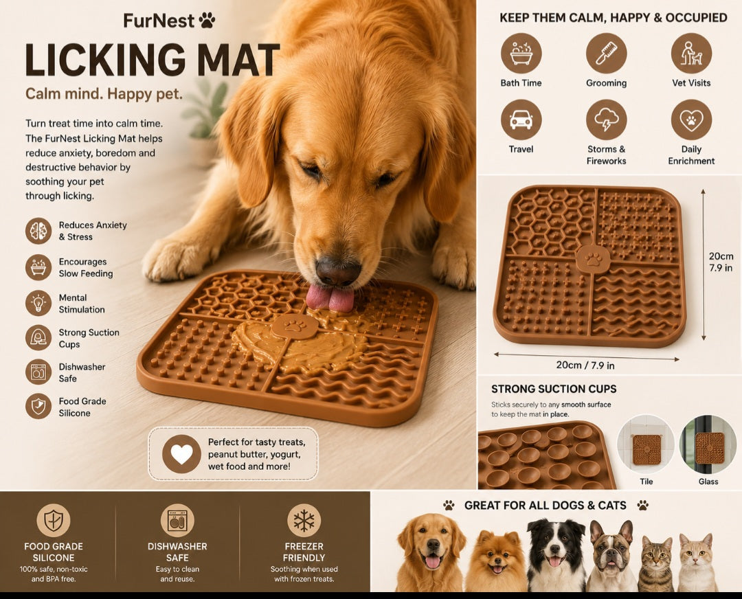 FurNest Calming Licking Mat