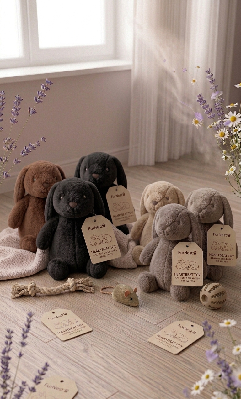 FurNest Heartbeat Comfort Toy